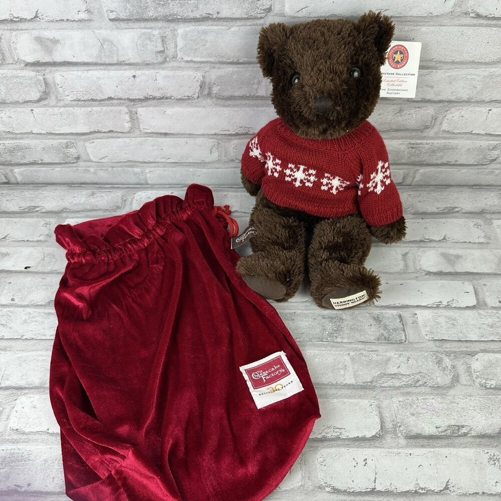 Cheesecake Factory Chocolate Cake 30th Anniversary Herrington Teddy Bear 2008